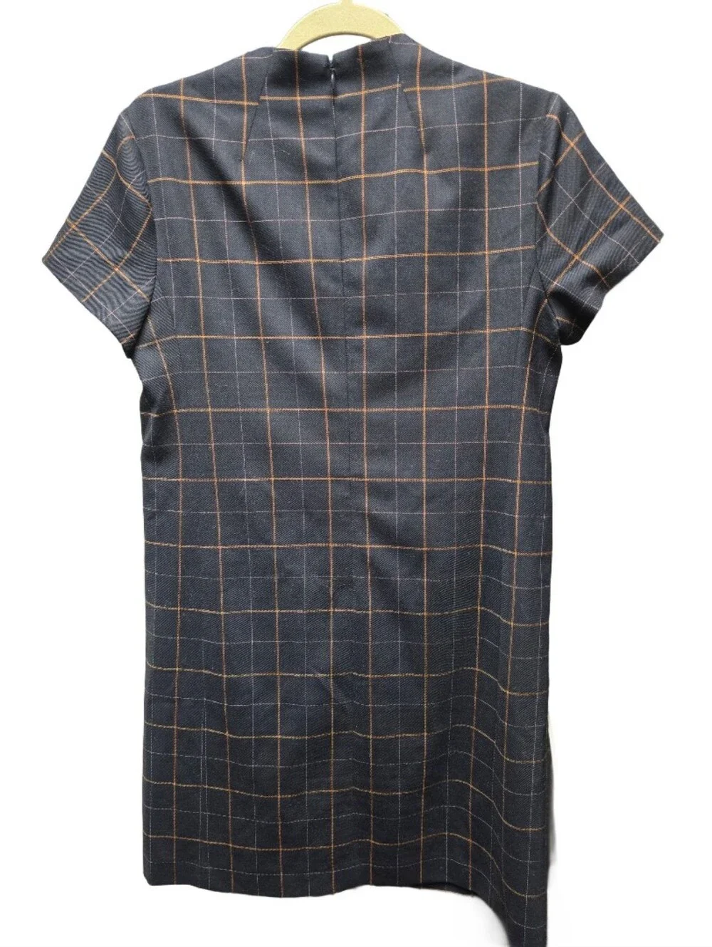 Theory Jasneah Tile Check Mini Dress Sz. 10 - Picture 2 of 9